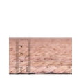 thumbnail image 6 of Unique Loom Braided Jute Collection Area Rug - Dhaka (3' Round Light Pink), 6 of 6