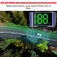 thumbnail image 4 of Mistaha Car HUD Speedometer with USB Connection and Number Display Area in Yellow - Safety Alert System - Head-Up Display for Vehicles - USB Version, 4 of 7