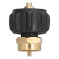 thumbnail image 1 of Adaptador de recarga de 1/4 pulg. para acoplador de cilindro de tanque, válvula reguladora de gas propano, rosca hembra QCC1, 1 of 14