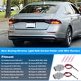 thumbnail image 2 of Unique Bargains 33513-S50-003 Soporte del socket de la bombilla de luz de reversa con arnés de cable para Honda Accord 1998-2017 para Acura MDX 2001-2006 2-Pin Reemplazo 645-933 2PCS, 2 of 7