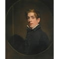thumbnail image 3 of John Watson Gordon 12x14 Black Modern Framed Museum Art Print Titled - Portrait of a Gentleman, Thought to Be Charles Lamb (1775-1834), 3 of 5