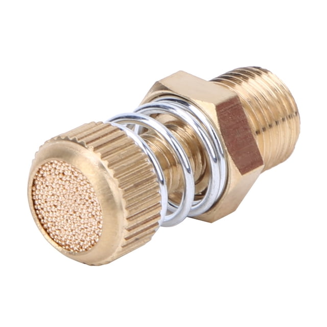 Silenciador neumático de válvula solenoide NikouMX 10 piezas Latón BSPT