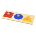 thumbnail image 1 of Bloques de apilamiento y clasificación de formas geométricas, rompecabezas, juguetes Montessori para niños en edad preescolar Estilo C, 1 of 8