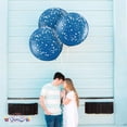 thumbnail image 5 of PMU Premium Latex Balloons - Jumbo Size Balloons for Birthdays, Wedding Parties, Baby Shower, Indoor & Outdoor Party Events & Decoration Supplies - Made in USA, 36 Inch Sapphire Blue W/ Stars, Pkg/12, 5 of 6