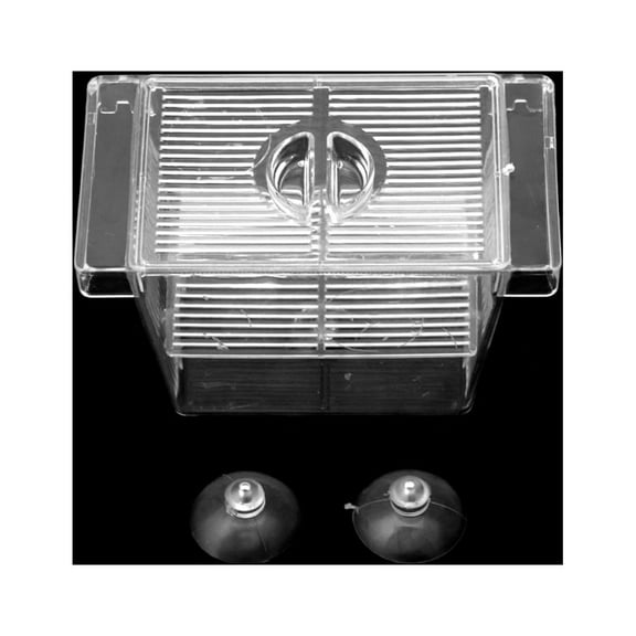 XISAOK Fish Breeder Box Plastic Transparent Aquarium Hatchery Incubator Holder