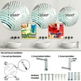 thumbnail image 4 of Designart "Mint Matrix of Power Lines I" Power Lines Baptist Fan Round Wall Mirror - Architecture Oval Printed Decorative Mirror - Multiple Color Options, 4 of 5