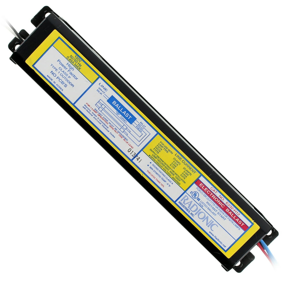 Radionic E232H12 Electronic Ballast Use with (1) or (2) F17/25/32T8