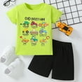 thumbnail image 2 of Ensemble de Pyjamas pour Filles, Col Rond, Confort Doux, Pyjamas Décontractés pour Filles, Vêtements pour Garçons de 5-6 Ans, 2 of 4