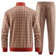 thumbnail image 3 of W Jianwang Conjunto De Trajes De Chándal Para Hombre Chándal Para Correr Trajes De Chándal Para Hombre 2 Piezas Diseñador De Moda Trajes De Chándal A Cuadros Ropa Deportiva Chaquetas Y Pantalones Traj, 3 of 5