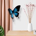 thumbnail image 3 of 2X Fridge Blue Black Butterfly Deco Motorcycle Car Sticker, 3 of 5