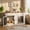 White, variant on 60 Inch Heavy Duty Dog Crate Furniture for Two Dogs, Dog Kennel TV Stand with 2 Drawers, Indoor End Table for Small to Medium Dogs, White