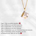 thumbnail image 2 of My Little Star Book Necklace,My Incredible Daughter Book Necklace for Daughter,Openable with 6 Pages of Engraved Information,Birthday Day Gift Graduation Jewelry of Love, 2 of 9