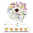 thumbnail image 6 of 15 Inch Round Placemats Set of 4, Happy Easter Non Slip Heat Insulation PP Table Mats, Spring Colorful Eggs Butterfly Grey Plaid Washable Place Mats for Kitchen Dining Party Table Decor, 6 of 7