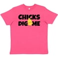 thumbnail image 3 of Inktastic Chicks Dig Me Youth T-Shirt, 3 of 5