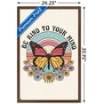 thumbnail image 3 of Be Kind to Your Mind Wall Poster, 22.375" x 34" Framed, 3 of 6