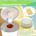 thumbnail image 2 of Puck Cartridge for Munchkin Step (15901) and Pail (15900) Diaper Pails, 3.5" Diaper Pail Deodorizer Odor Absorber, 1 Cartridge & 4 Lemon Scented Odor Remover Refills, 2 of 4