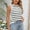 White, variant on LADIGASU Women's Striped Knitted Sweater Round Neck Pullover able Tank Top