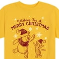 thumbnail image 3 of Disney Winnie The Pooh - Pooh & Piglet Wishing for a Merry Christmas - Toddler & Youth Short Sleeve Graphic T-Shirt, 3 of 5
