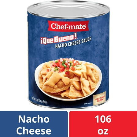 Chef-mate ¡Que Bueno! Nacho Cheese Sauce, 106 oz Can
