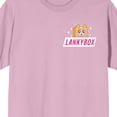 thumbnail image 7 of LankyBox Foxy Women's Pink Short Sleeve Tee-XXL, 7 of 7