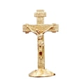 thumbnail image 5 of Rushawy 2xDesktop Cross Living Room Decorative Meaningful Gift Crucifix Standing Cross Golden 2 Pcs, 5 of 9