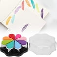thumbnail image 4 of Tampon encreur Petal Inkpad 8 couleurs à base d'eau pour tampons à main, pour papier ordinaire (1015 Happy Time), 4 of 4