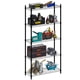thumbnail image 1 of MUBSON Anaquel Metalico Multiusos con Resistencia de 80 Kilos por Estanteria. Rack Organizador 90x180 cm Ajustable de 4 y 5 Niveles para Almacén, Bodega y Oficina. Rack Shelf (5 Repisas), 1 of 9