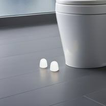 MLINS 8 Pcs Toilet Screw Decorative Cover Bolt Cap Decoration White