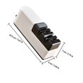 thumbnail image 2 of HEATSHAKING Electric Cutter Sharpener White Grinding Wheel Daily Sharpening Tool for Restaurant Use 1 PCS, 2 of 8