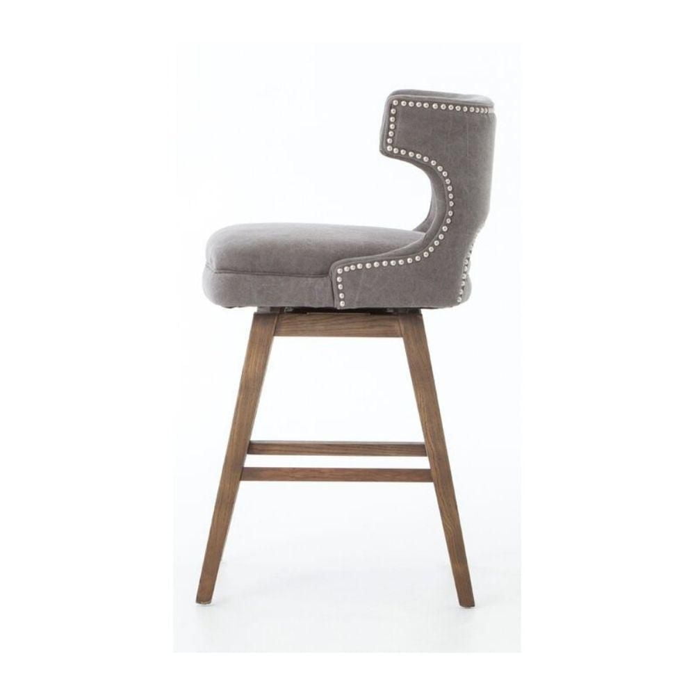 Tabouret de travail de couleur grise - Lot de 2