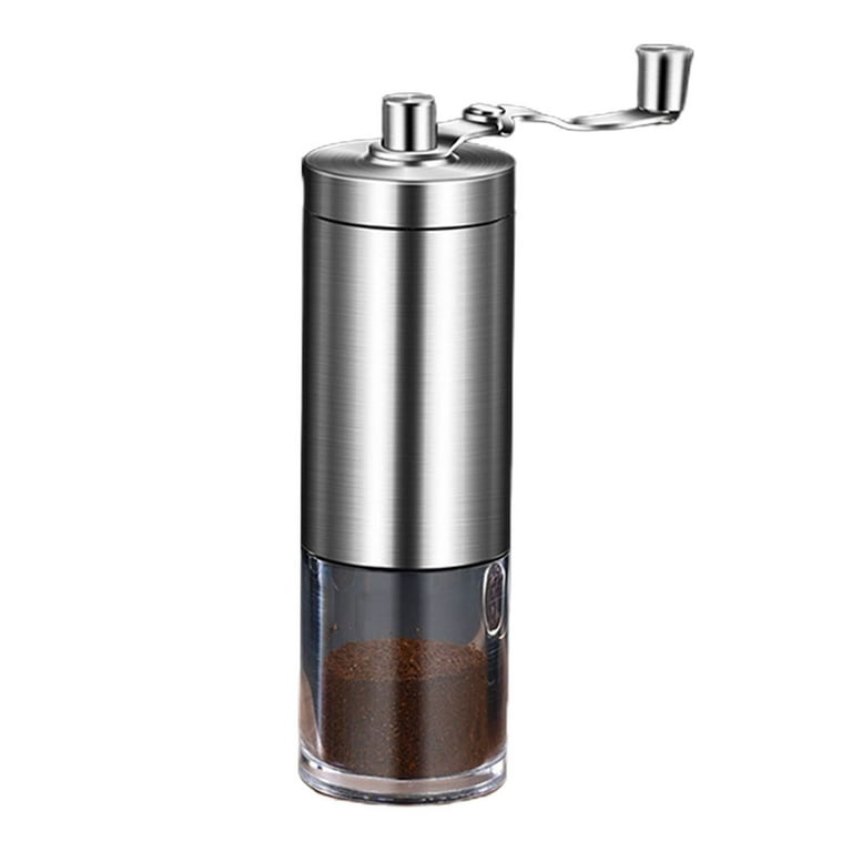 Manual Coffee Grinder Bean Hand Crank Stainless Steel Portable for Camping