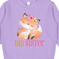 thumbnail image 3 of Inktastic Floral Fox Big Sister Toddler Sweatshirt, 3 of 4