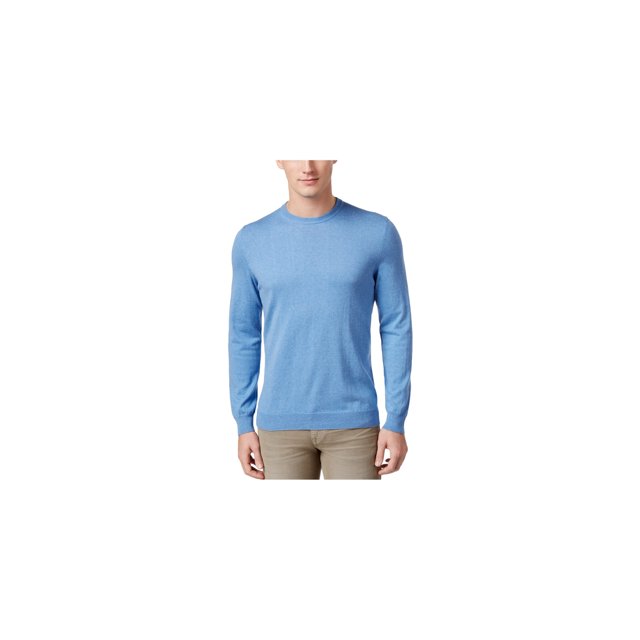 Club Room Mens Jersey Pullover Sweater, Blue, XX-Large