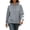 Gray, variant on Qiggri Womens Oversized Quarter Zip Sweatshirts Half Zipper Pullover Tops Fall Fashion Hoodie Outfits Clothes 2026 L