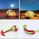 thumbnail image 2 of 50M 4mm Outdoor Use Reflective Rope Tent Fixed Rope Guy Lines for Hiking (Green) ws, 2 of 3
