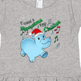 thumbnail image 4 of Inktastic I Want a Hippopotamus for Christmas Hippo in Santa Hat Girls Toddler Dress, 4 of 5