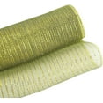 thumbnail image 6 of 3 Rolls Deco Mesh Ribbon for Wreath Making Supplies, 10 Inch x 30FT Metallic Foil Burlap Deco Mesh Fabric for DIY Crafts Christmas Tree Thanksgiving New Year Wreath Swags and Decorating, 6 of 6