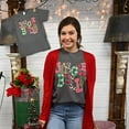 thumbnail image 4 of Tees2urdoor Jingle Bells Christmas T-Shirt, Adult 5X-Large, Charcoal, 4 of 5