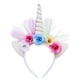 thumbnail image 1 of Diademas de flores de malla con diadema de unicornio de 1 pieza para niñas, 1 of 5