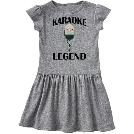 

Inktastic Karaoke Legend Music Gift Gift Toddler Girl Dress