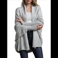 thumbnail image 1 of para Mujer: Suéter Holgado de Punto con de Murciélago y Gran Tamaño. Gris Talla Única, 1 of 8