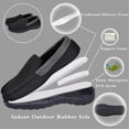 thumbnail image 3 of NCCB Slippers for Men Men's Moccasin Slipper House Shoes with Indoor Outdoor BlackGrey Size 11, 3 of 6