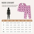 thumbnail image 3 of KLL Retro Cowgirl Print Women's Long Sleeve Pajamas with Pants Sleepwear Loungewear 2 Set-XX-Large, 3 of 7