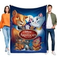 thumbnail image 1 of Los Aristogatos anti-pilling, suave, ligera, esponjosa y acogedora de lujo para hogar y cocina – Perfecta para niños y adultos,120X150cm, 1 of 6