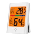 thumbnail image 1 of Touch Controlled Indoor Digital Thermometer and Hygrometer with Magnet Feature, 1 of 8