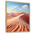 thumbnail image 2 of Designart "Sunkissed Sands in a Desert Photo I" Landscape & Nature Floater Framed Canvas Wall Art, 2 of 7