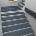 thumbnail image 5 of Pxyqht 8x30in Flax Non-Slip Stair Treads 4 Pack, Rubber Backing Indoor Washable Stair Mats for Wooden Steps, Family Friendly Stair Rug, 5 of 6