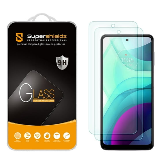 (2 Pack) Supershieldz Designed for Motorola Moto G Power (2022) / Moto G Play (2023) Tempered Glass Screen Protector, Anti Scratch, Bubble Free