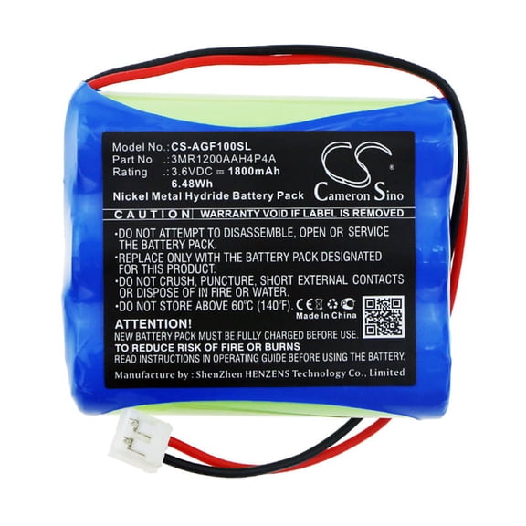 1800mAh Algol 3MR1200AAH4P4A Battery for HF100