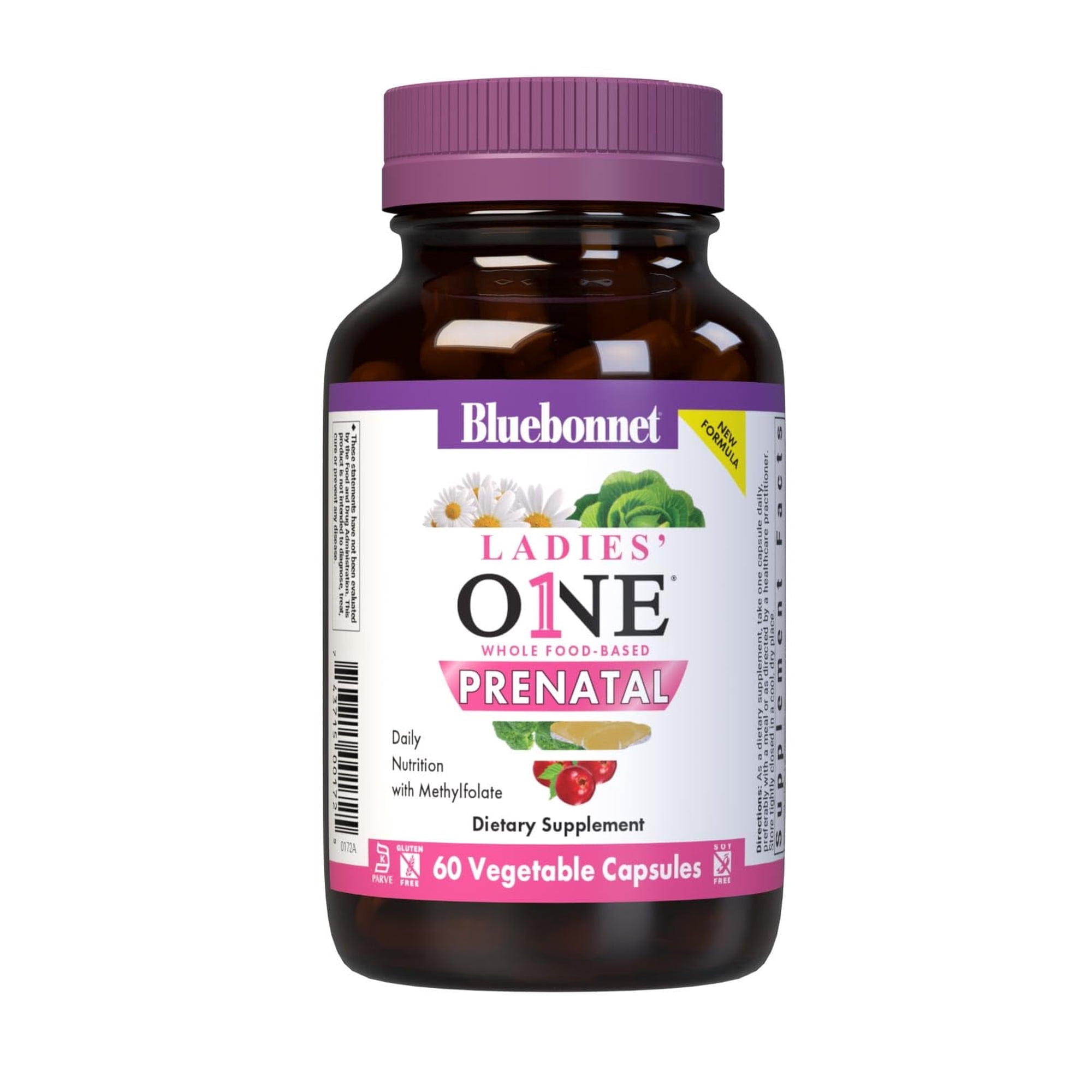 Bluebonnet Ladies’ One Prenatal Whole Food-Based Multiple* Pre & Postnatal Health* 60 Days